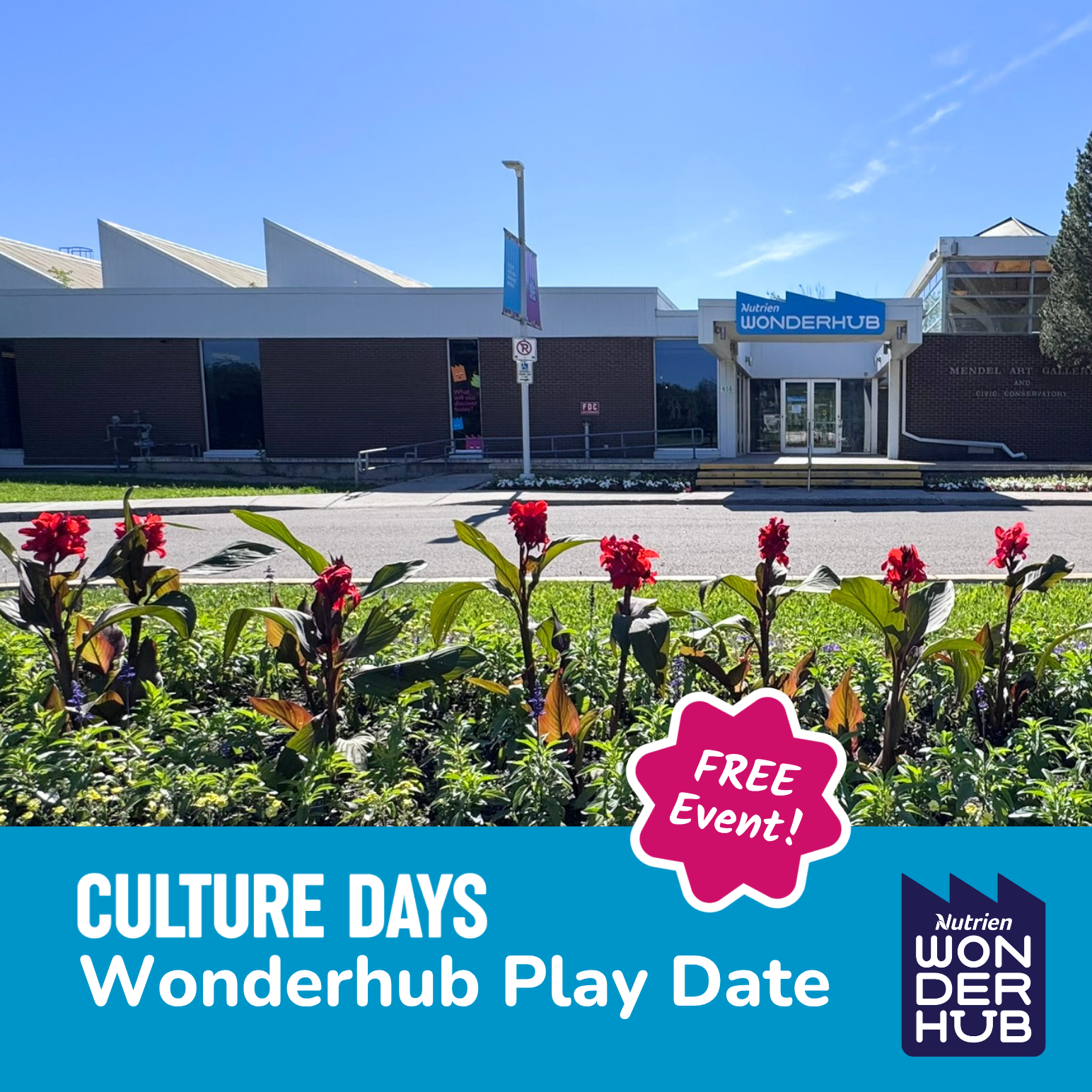 Culture Days Web Calendar Culture Days: Wonderhub Play Date - FREE Event!